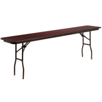 Flash Furniture YT-1896-HIGH-WAL-GG Rectangular High Pressure Laminate Folding Training Table