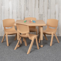 Flash Furniture YU-YCX-0023-2-SQR-TBL-NAT-E-GG 24