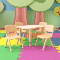 Flash Furniture YU-YCY-098-0034-RECT-TBL-NAT-GG 21.875