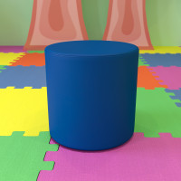 Flash Furniture ZB-FT-045R-18-BLUE-GG Soft Seating Collaborative Circle for Classrooms and Common Spaces - 18