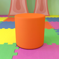 Flash Furniture ZB-FT-045R-18-ORANGE-GG Soft Seating Collaborative Circle for Classrooms and Common Spaces - 18