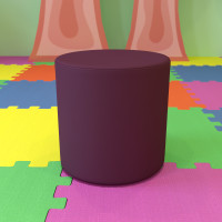 Flash Furniture ZB-FT-045R-18-PURPLE-GG Soft Seating Collaborative Circle for Classrooms and Common Spaces - 18