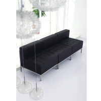 Flash Furniture Hercules Imagination Series Contemporary Black Leather Middle Chair ZB-IMAG-MIDDLE-GG