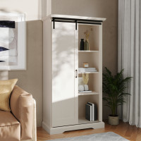 Flash Furniture ZG-026-WHT-GG Harrison 36