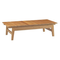 Modway EEI-2699-NAT Bayport Outdoor Patio Teak Coffee Table