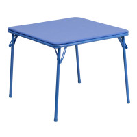 Flash Furniture Kids Blue Folding Table JB-TABLE-GG