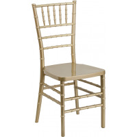 Flash Furniture Flash Elegance Gold Resin Stacking Chiavari Chair [LE-GOLD-GG]