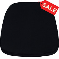 Flash Furniture Black Chiavari Chair Cushion for Wood Resin Chiavari Chairs LE-L-C-BLACK-GG