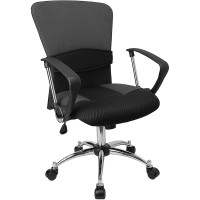 Flash Furniture Mid-Back Grey Mesh Office Chair LF-W23-GREY-GG