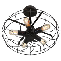 LumiSource LS-L-OSCCLG AN Ozzy Ceiling Fan in Antique