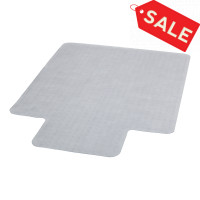 Flash Furniture 45'' x 53'' Carpet Chairmat with Lip MAT-CM11233FD-GG