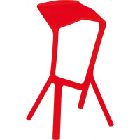 Mod Made MM-BC-086-Red Aspect Bar Stool 2-Pack