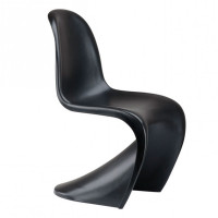 Mod Made MM-PC-011-Black S Shape Chair