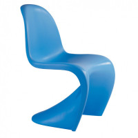 Mod Made MM-PC-011-Blue S Shape Chair