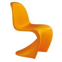 Mod Made MM-PC-011-Orange S Shape Chair