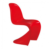 Mod Made MM-PC-011-Red S Shape Chair