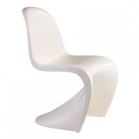 Mod Made MM-PC-011-White S Shape Chair
