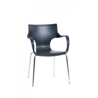 Mod Made MM-PC-023-Black Phin Chair 2-Pack