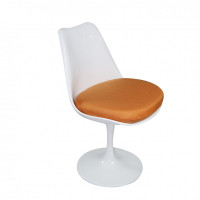Mod Made MM-PC-08-Orange Lily Side Chair