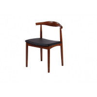 Mod Made MM-WS-021-Walnut Solid Wood Chair