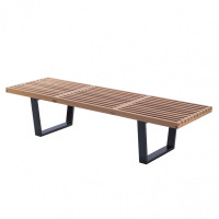 Mod Made MM-WS-028-Natural Slat Bench