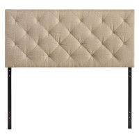 Modway MOD-5311-BEI Theodore Twin Fabric Headboard in Beige