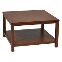 OSP Home Furnishings MRG12SR1-CHY Merge 30 Square Coffee Table Cherry Finish