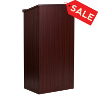 Flash Furniture Mahogany Stand-Up Lectern MT-M8830-LECT-MAH-GG