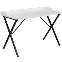 Flash Furniture White Computer Desk NAN-2140-WH-GG