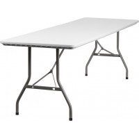 Flash Furniture 30''W x 96''L Plastic Folding Table RB-3096-GG