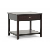 Baxton Studio ST-002-AT Nashua Modern Accent Table and Nightstand in Dark Brown