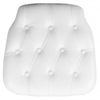 Flash Furniture SZ-TUFT-WHITE-GG Chiavari Chair Cushion in White