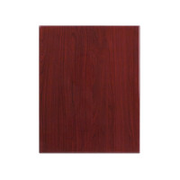 Flash Furniture TP-MAH-2430-GG 24" x 30" Rectangular Resin Mahogany Table Top