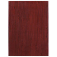 Flash Furniture TP-MAH-3042-GG 30" x 42" Rectangular Resin Mahogany Table Top