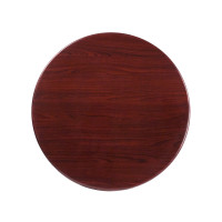 Flash Furniture TP-MAH-30RD-GG 30" Round Resin Mahogany Table Top