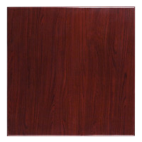 Flash Furniture TP-MAH-3636-GG 36" Square Resin Mahogany Table Top