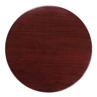 Flash Furniture TP-MAH-36RD-GG 36" Round Resin Mahogany Table Top