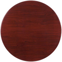 Flash Furniture TP-MAH-48RD-GG 48" Round Resin Mahogany Table Top
