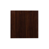 Flash Furniture TP-WAL-2424-GG Square Resin Table Top in Walnut