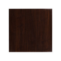 Flash Furniture TP-WAL-3030-GG Square Resin Table Top in Walnut