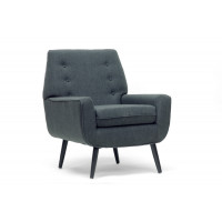 Baxton Studio Tsf-71002Cc-Grey Levison Linen Modern Accent Chair