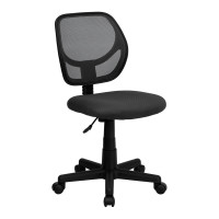 Flash Furniture Mid-Back Gray Mesh Task Chair and Computer Chair WA-3074-GY-GG