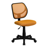 Flash Furniture Mid-Back Orange Mesh Task Chair and Computer Chair WA-3074-OR-GG