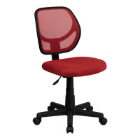 Flash Furniture Mid-Back Red Mesh Task Chair and Computer Chair WA-3074-RD-GG