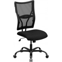 Flash Furniture HERCULES Series 400 lb. Capacity Big & Tall Black Mesh Office Chair WL-5029SYG-GG