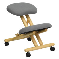 Flash Furniture Wooden Ergonomic Kneeling Posture Office Chair WL-SB-101-GG