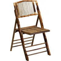 Flash Furniture X-62111-BAM-GG American Champion Bamboo Folding Chair