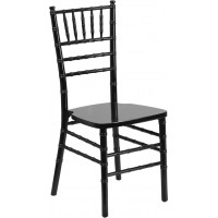 Flash Furniture XS-BLACK-GG Hercules Series Wood Chiavari Chair in Black