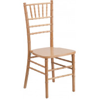 Flash Furniture XS-NATURAL-GG Hercules Series Wood Chiavari Chair in Natural