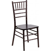 Flash Furniture XS-WALNUT-GG Flash Elegance Walnut Wood Chiavari Chair